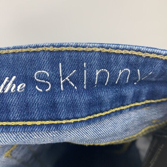 7 For All Mankind Girls The Skinny Jeans Sz 7 - Picture 7 of 10